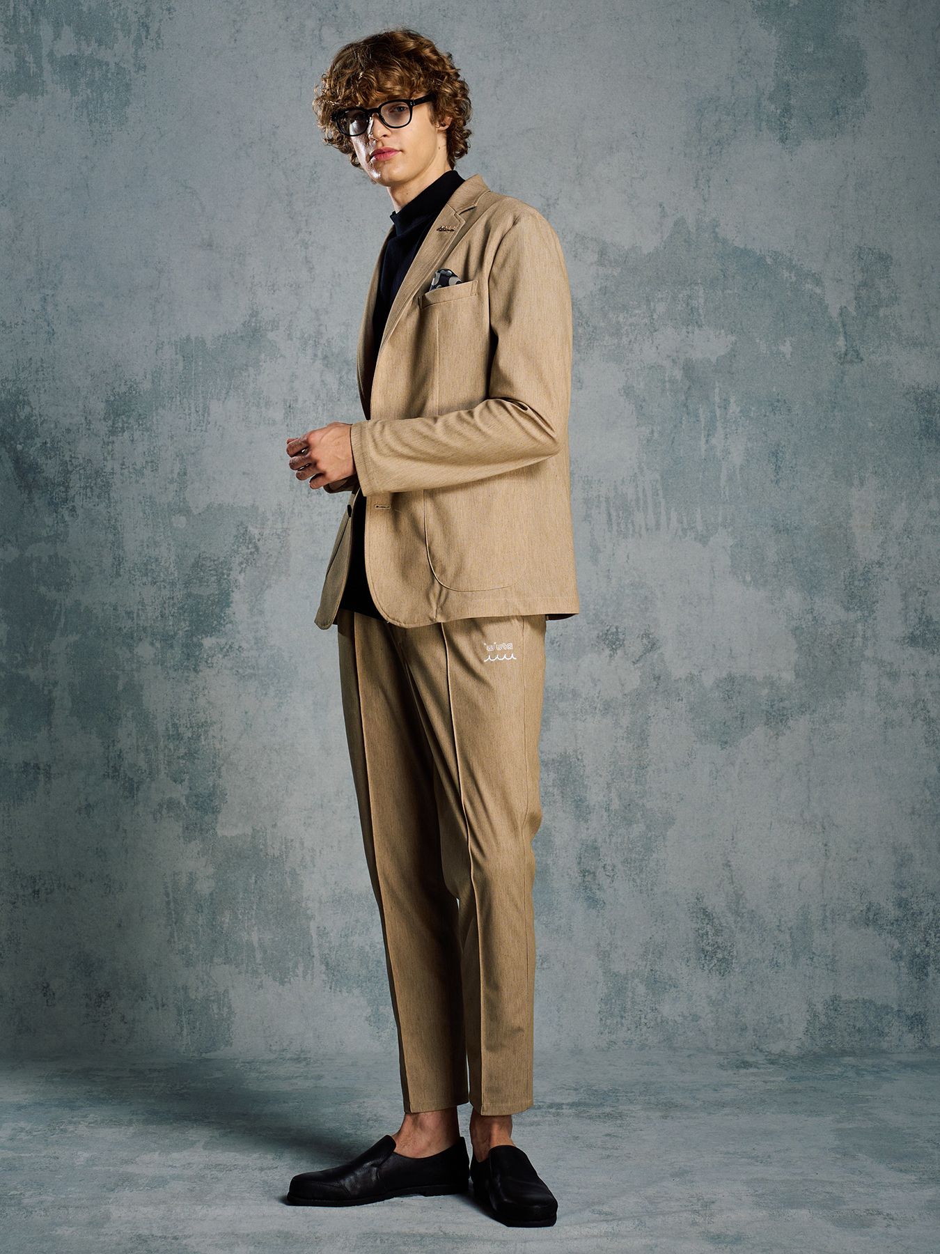 【予約品 1月25日(日) 締切】muta × wjk collection：smart jacket / スマートジャケット / キャメル