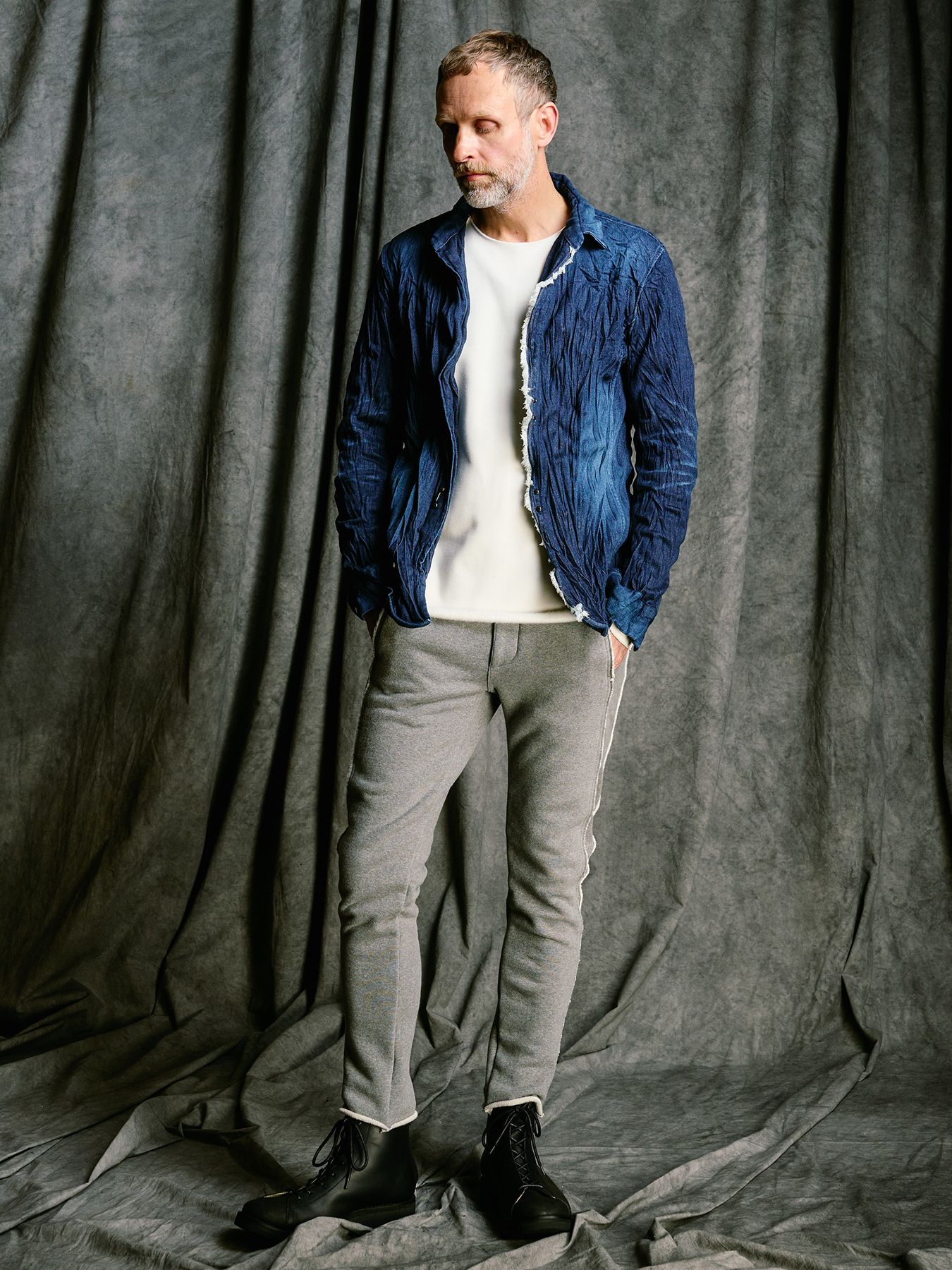 【予約品 4月19日(日) 18時締切】modern lineman boots / カウレザー モダン ラインマンブーツ / ブラック