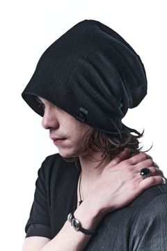 《予約品》 Cap ニットキャップ LacyJQD Jersey / Black 【kiryuyrik】 8月入荷予定