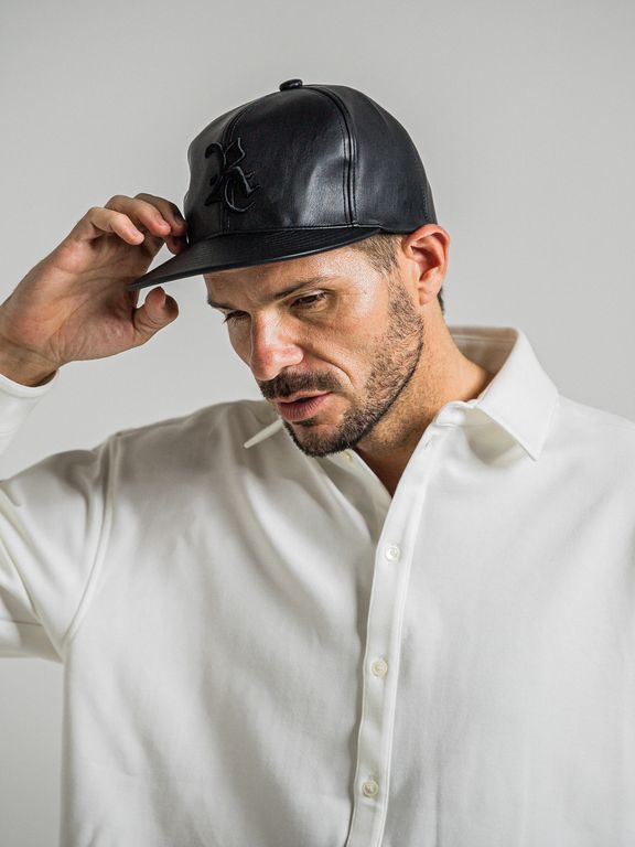 《予約9月1日18時締め》 LEATHER RC BB CAP  / キャップ / ブラック