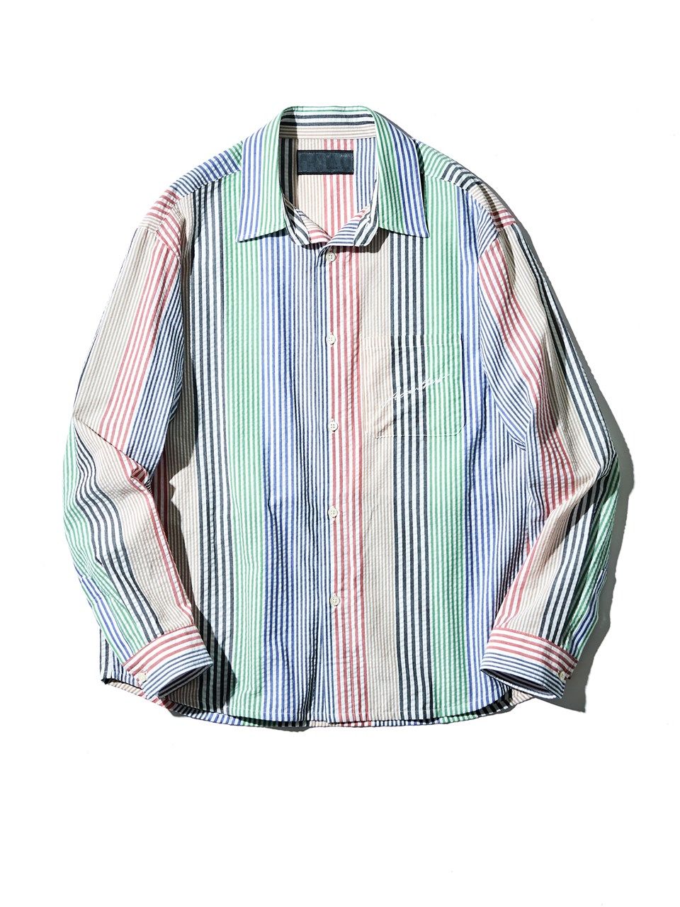 (予約品2023年10月19日18時締め) Random Stripe Shirts Jacket / シャツジャケット / MULTI