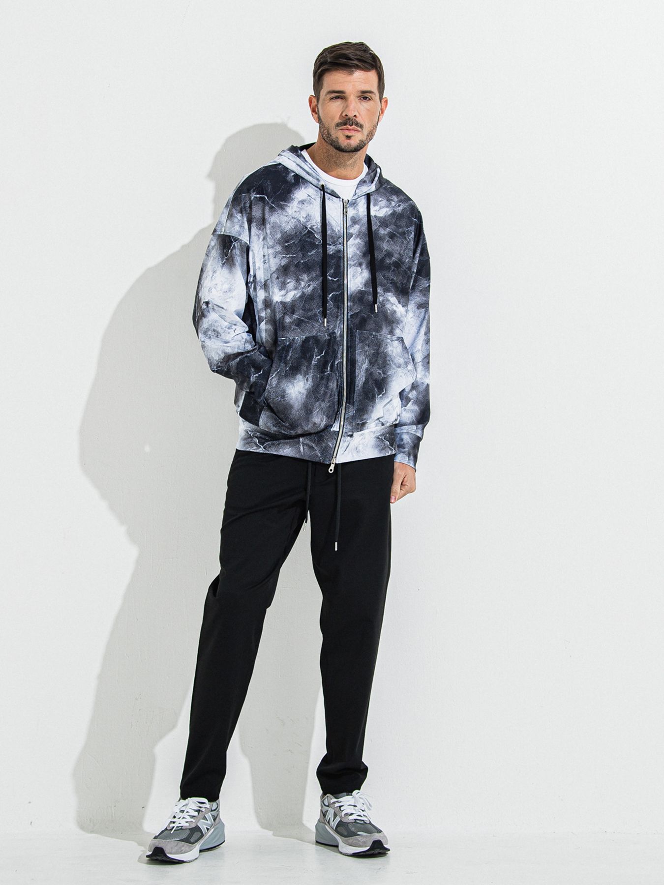 【予約品 】PAT WIDE EASY PANTS / パットワイドイージーパンツ / ブラック