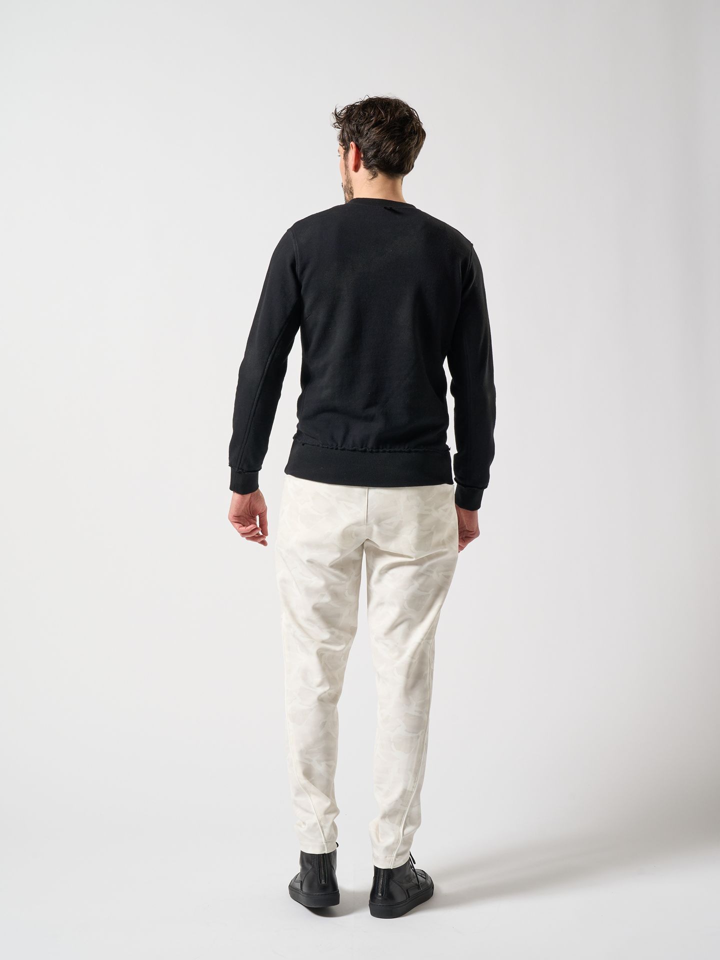 【予約品】 coating sweat / スウェット / デイリーブラック