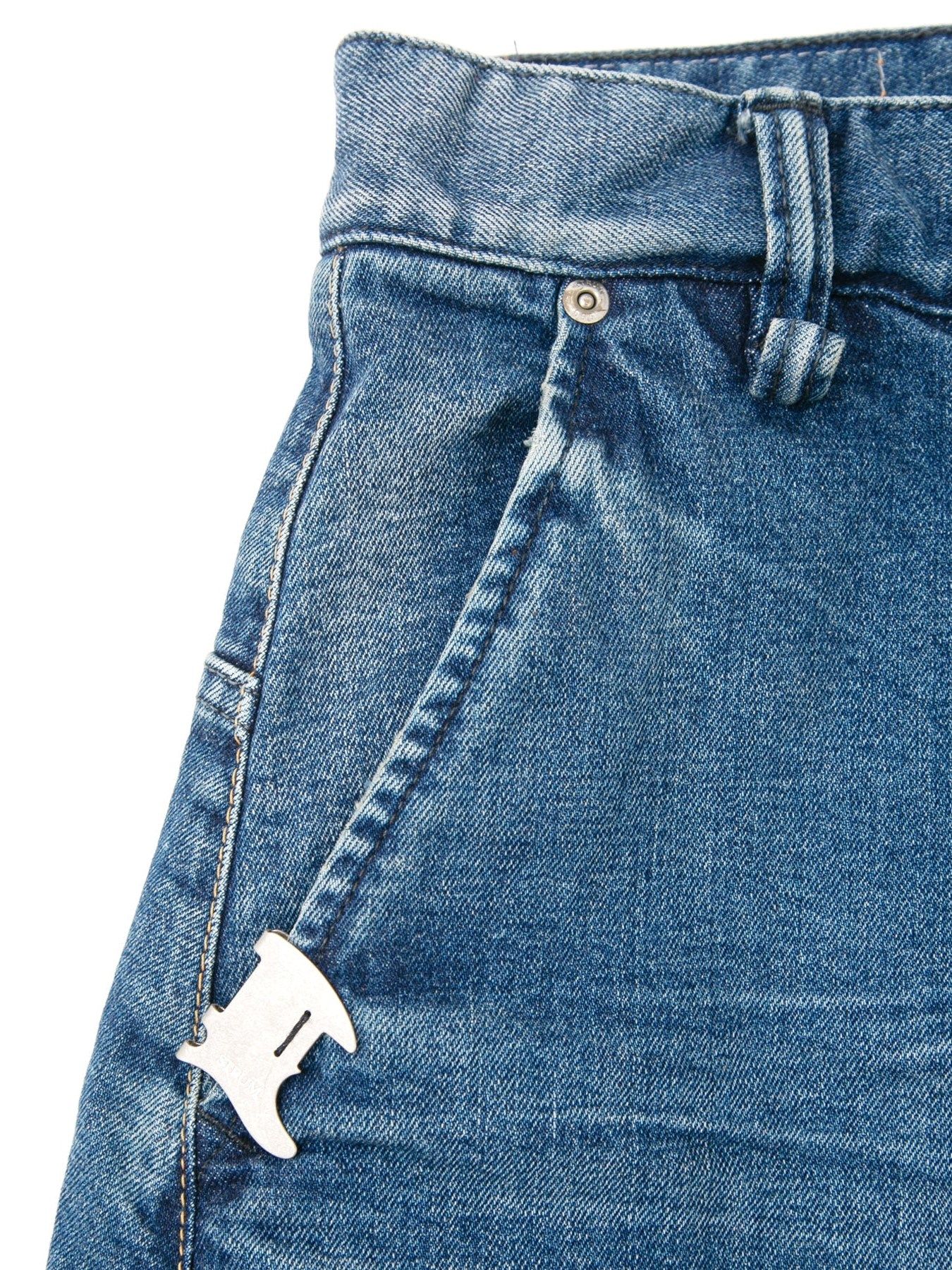 12.5ozオーガニックコットン ストレッチデニム 3D ワイドストレート ジーンズ / Wide Straight Jeans / RAD CLUB（ラッドクラブ） / インディゴ