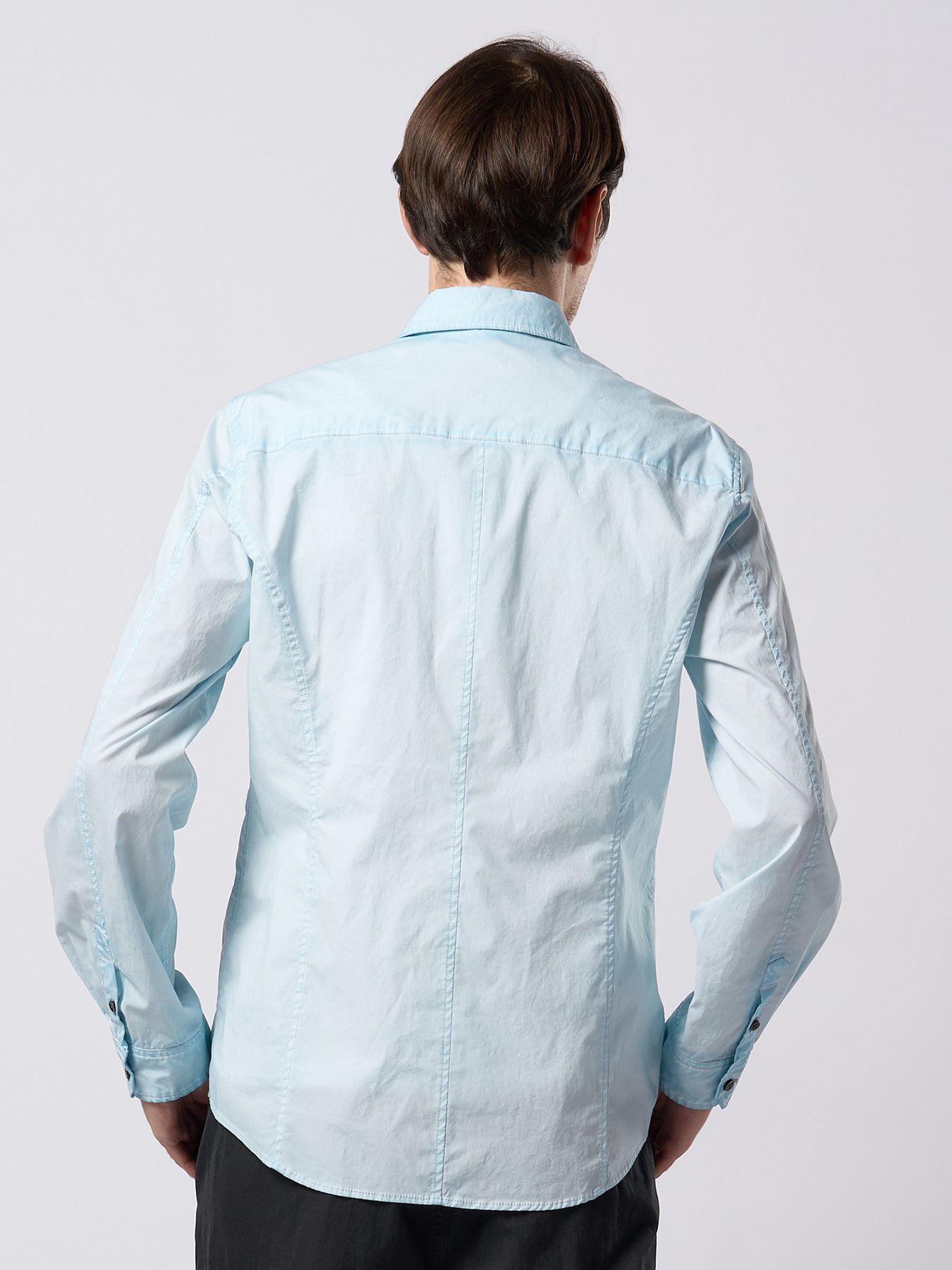 【予約品 9月23日(火) 締切】dyed regular shirt / コールドダイ レギュラーシャツ / アイスブルー