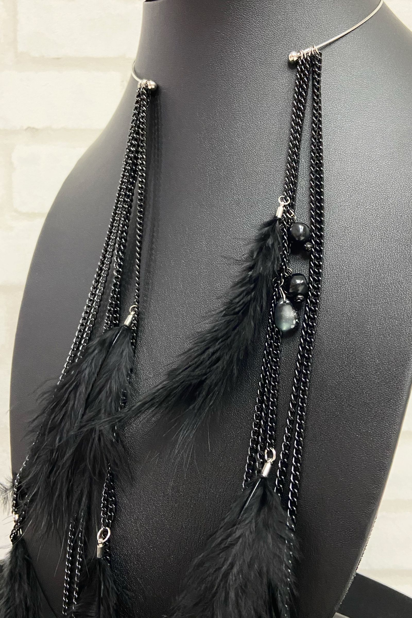 Necklace ネックレス / BLACK 【Ranunculus】
