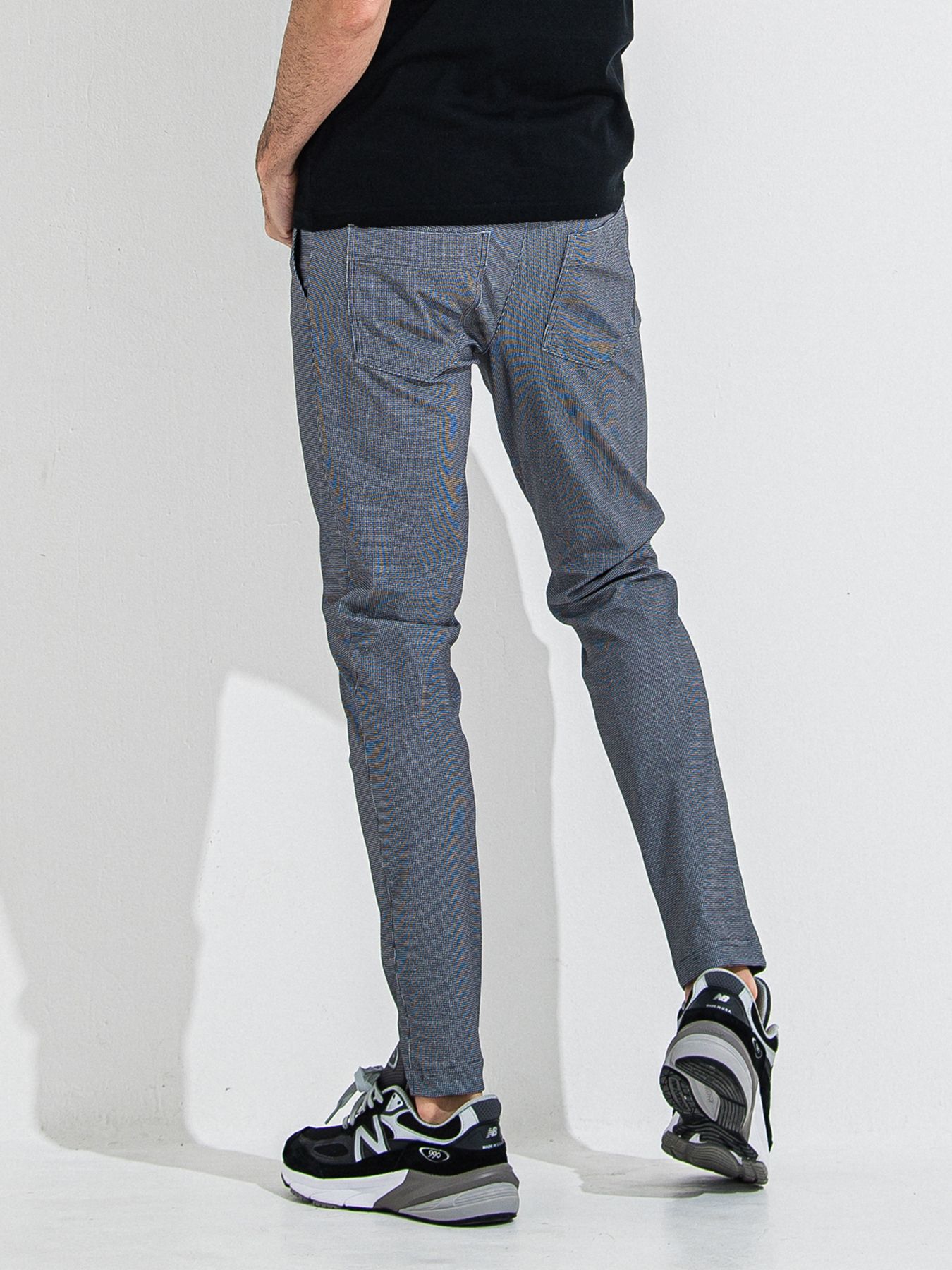 CHRIS EASY TUCK PANTS / クリスイージータックパンツ / チェックブラック CHECK BK