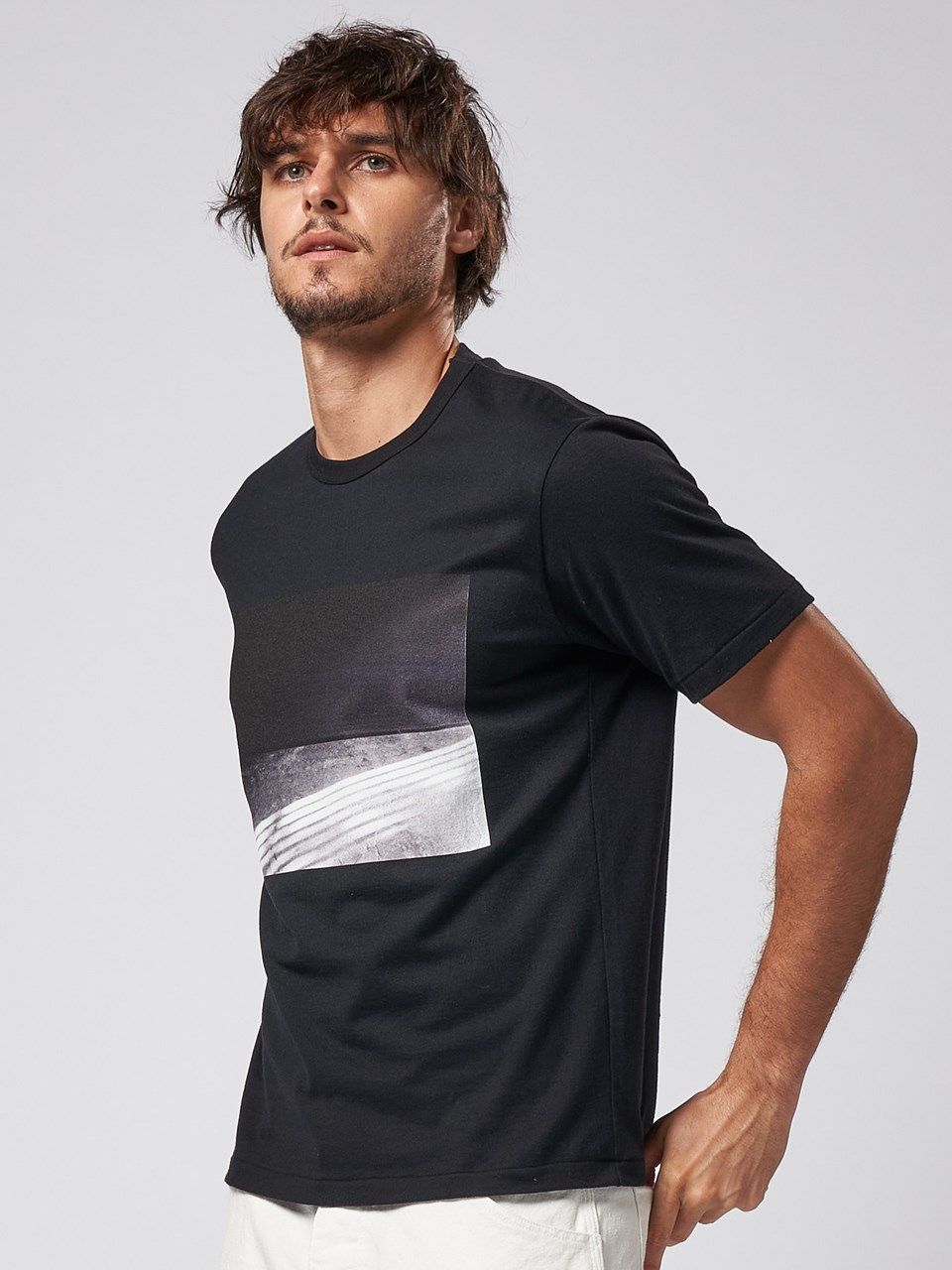 《予約品》 photo print T / Tシャツ / ブラック