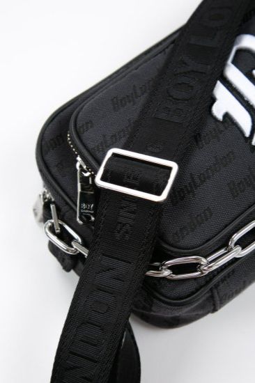 CHAIN DESIGN SHOULDER BAG / ブラック 【BOY LONDON】