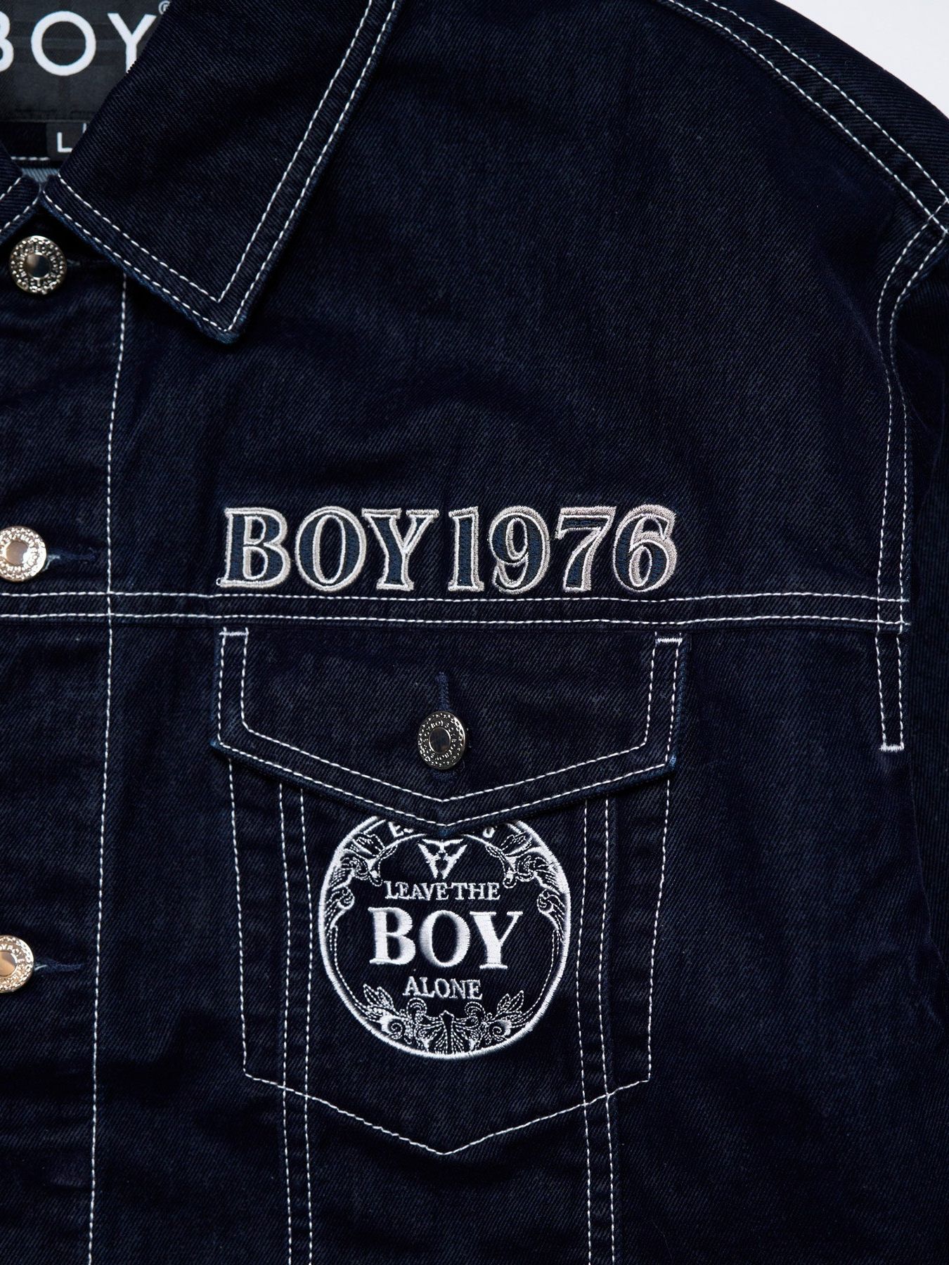 BOY 1976 FLOCKY DENIM JAKET / デニムジャケット / ネイビー