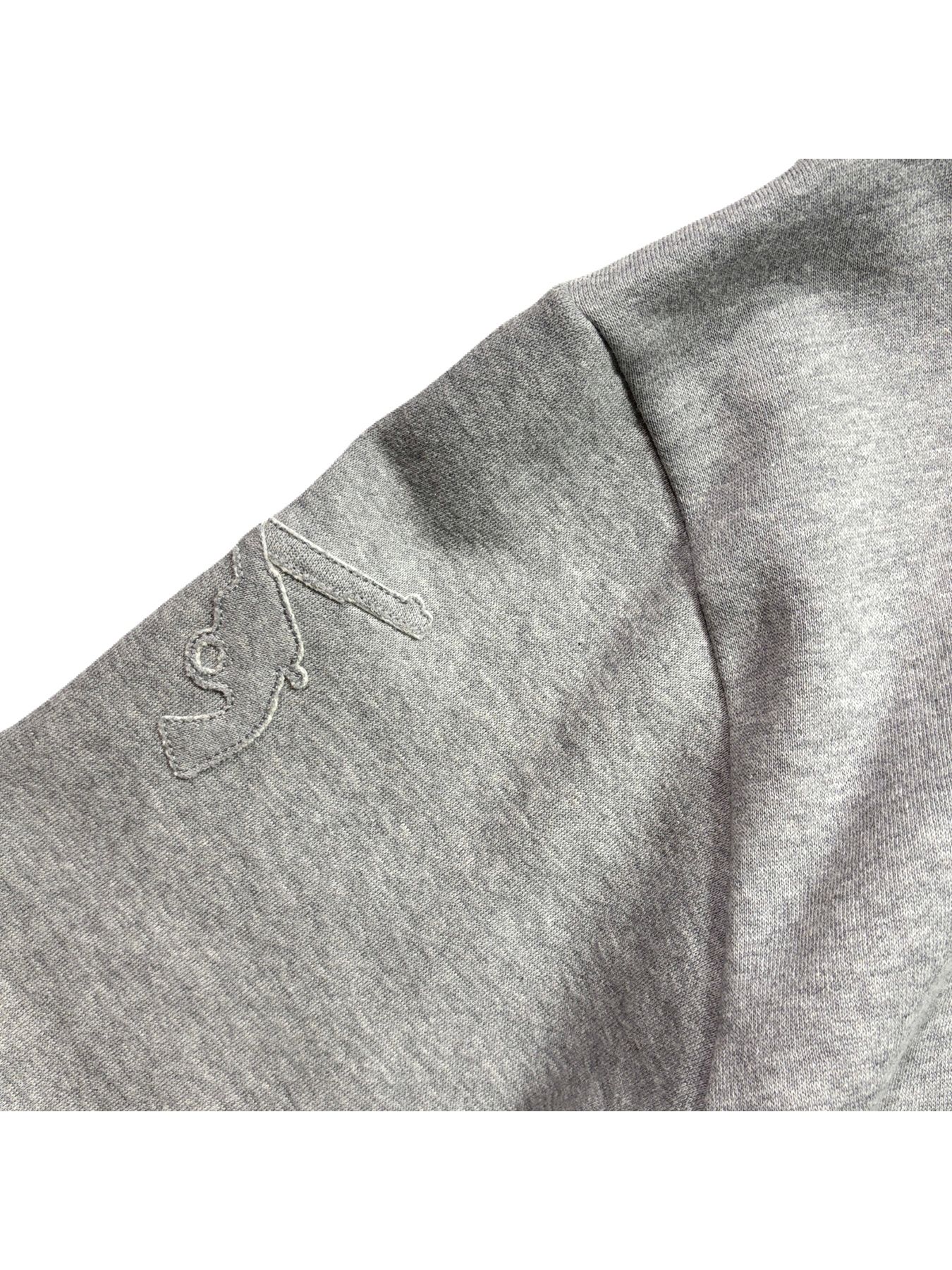 【予約品 3月9日(月) 18:00 締切】CROSSGUN MET HOODIE / メタルクロスガン ジップフーディ / グレー