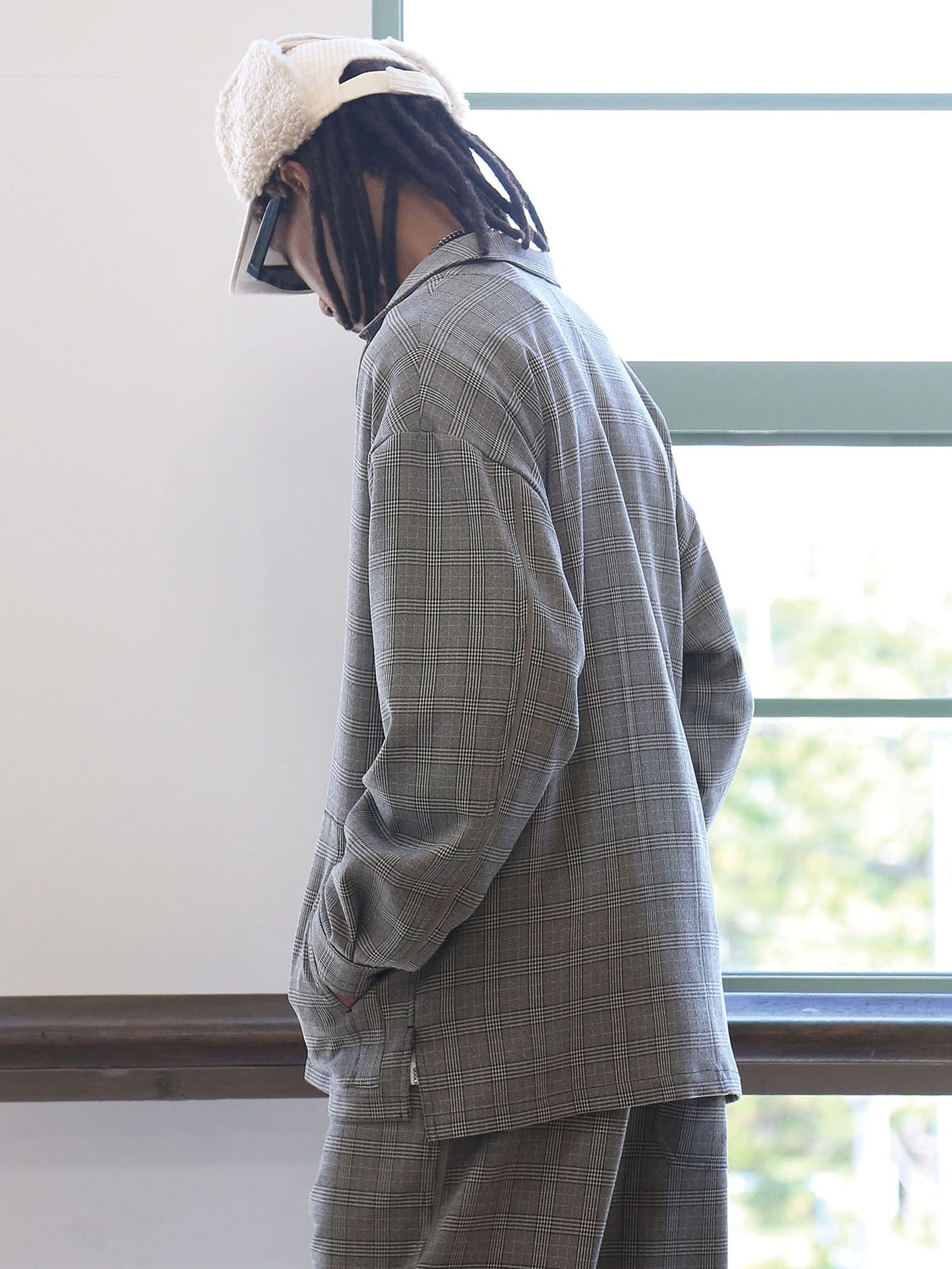 JAUNT SHIRTS / GRAY【QUOLT】