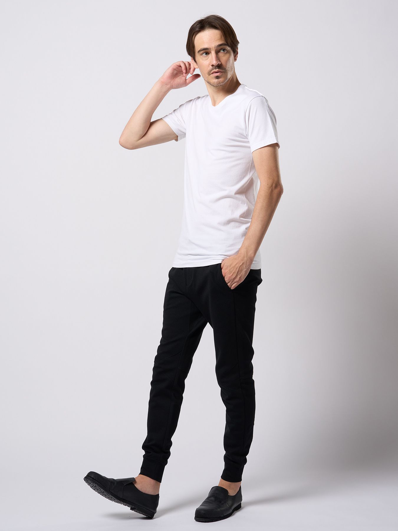 【予約品 9月23日(火) 締切】basic crew-neck S/S / ベーシック クルーネック ショートスリーブ / ホワイト