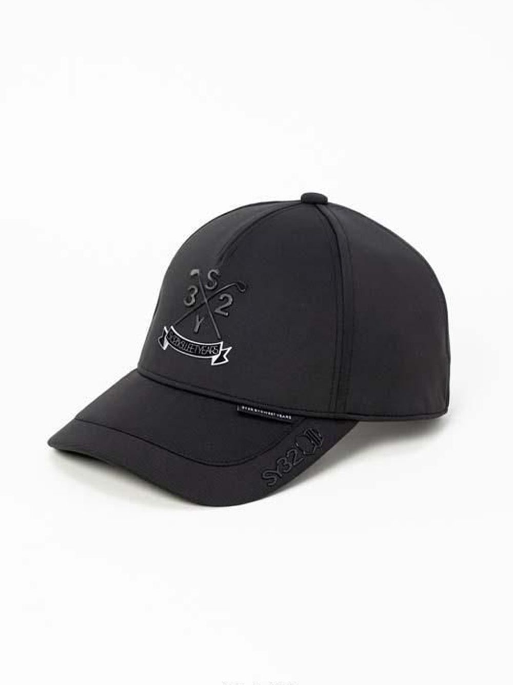DOUBLE FACE CAP / ダブルフェイス キャップ / ブラック【SY32 by SWEET YEARS GOLF】