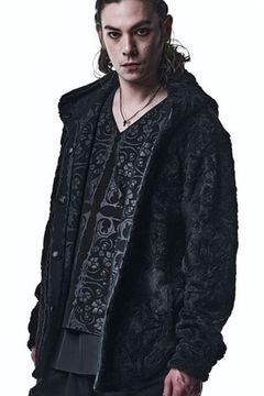《予約品》 ReversibleHoodie リバーシブル Boa+BandanaJersey / Black&BlackBandana 【kiryuyrik】 11月入荷予定