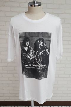 "SUGIZO×清春” Special Session Hem Step Big Tee / WHITE 【FIFTY FIFTY ys Yuji SUGENO】