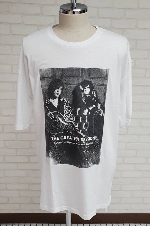 "SUGIZO×清春” Special Session Hem Step Big Tee / WHITE 【FIFTY FIFTY ys Yuji SUGENO】