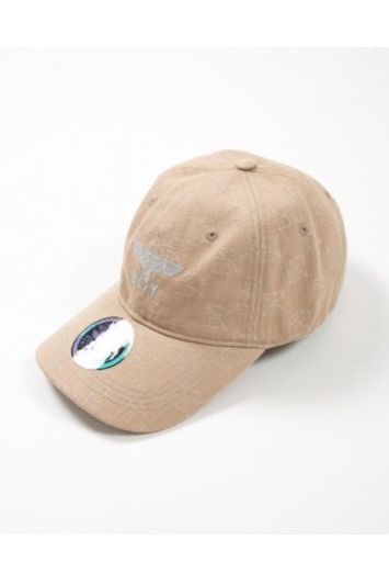 LOGO JACQUARD CAP キャップ / BEIGE 【BOY LONDON】