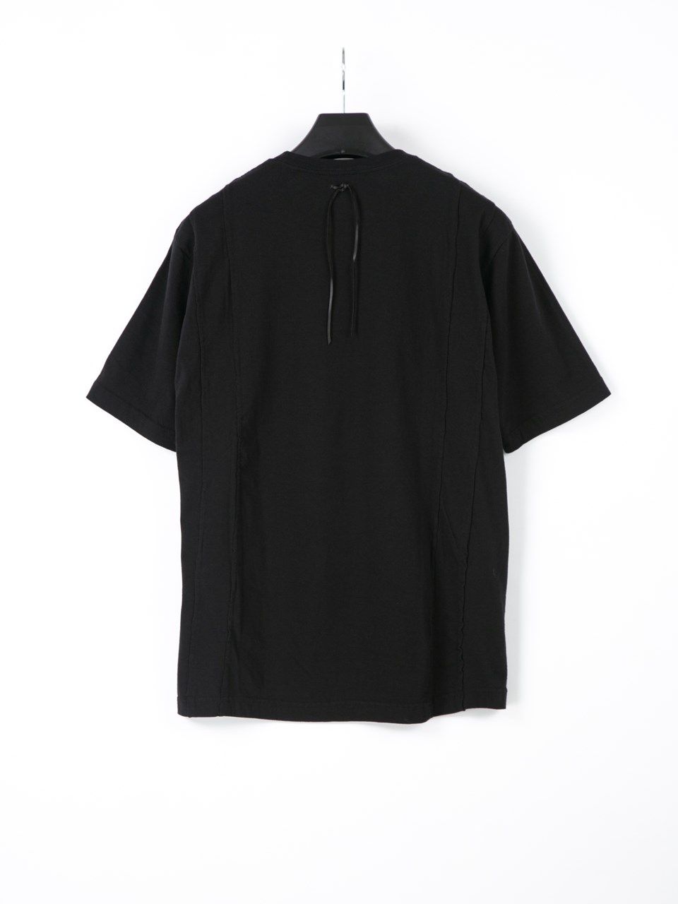 30/- ナチュラルソフト天竺 クルーネック ワイド T シャツ / Crew Neck T-shirt / ブラック 【STRUM】