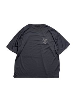 【予約品 3月9日(月) 18:00 締切】WO/JER S/TEE WIN/EMB / ウールジャージ ウイングピストル刺繍  Tシャツ / グレー