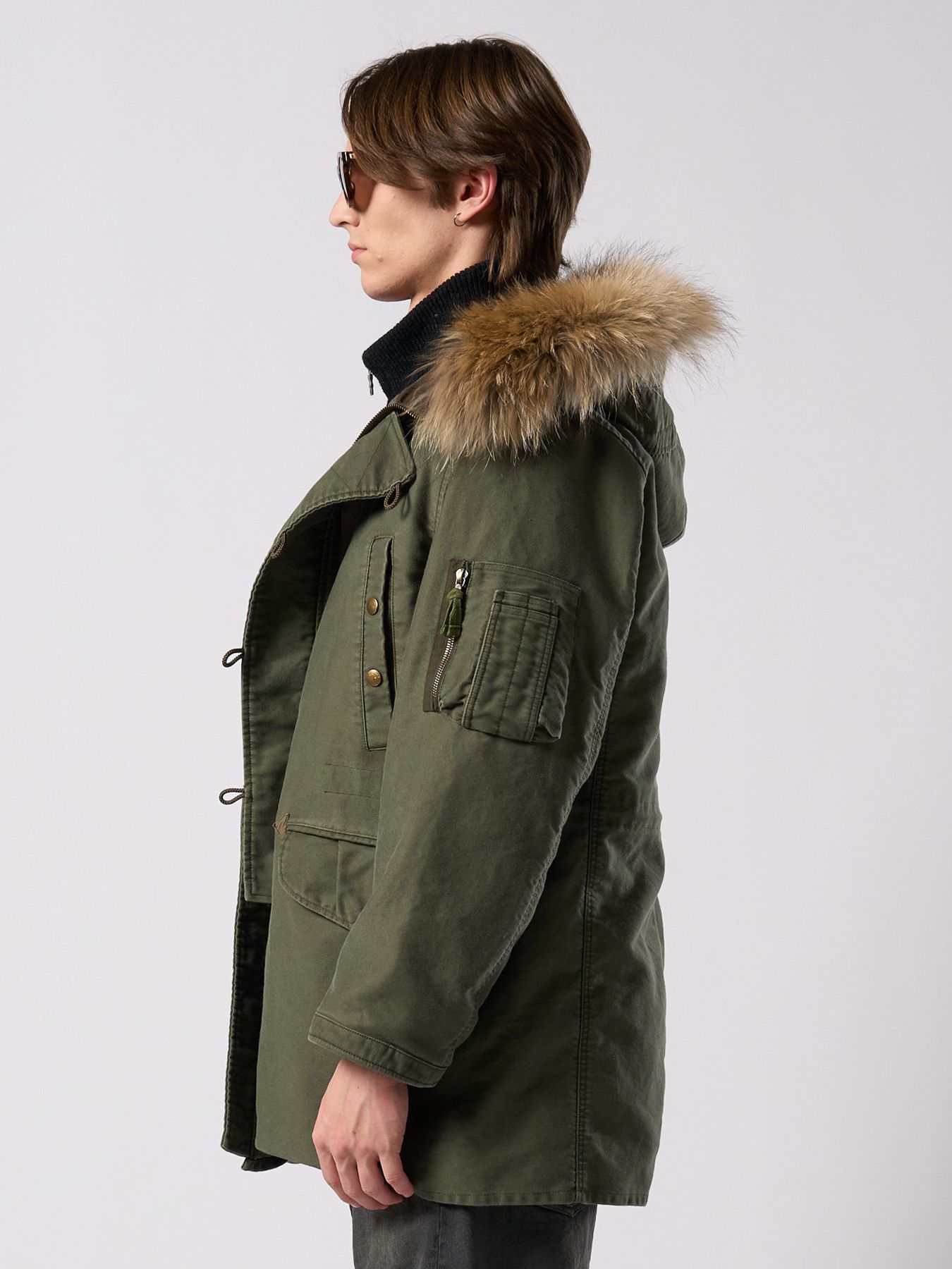 【予約品 4月19日(日) 18時締切】heavy moleskin N-3B/ ヘビーモールスキン N3B / オリーブカーキ