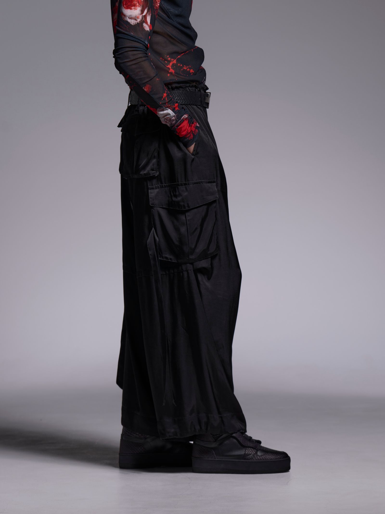 【予約品 1月4日(日) 締切】Cargo Pants / カーゴパンツ / ブラック