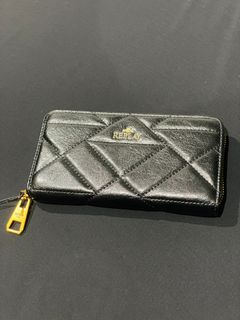 キルティング長財布 / ブラック