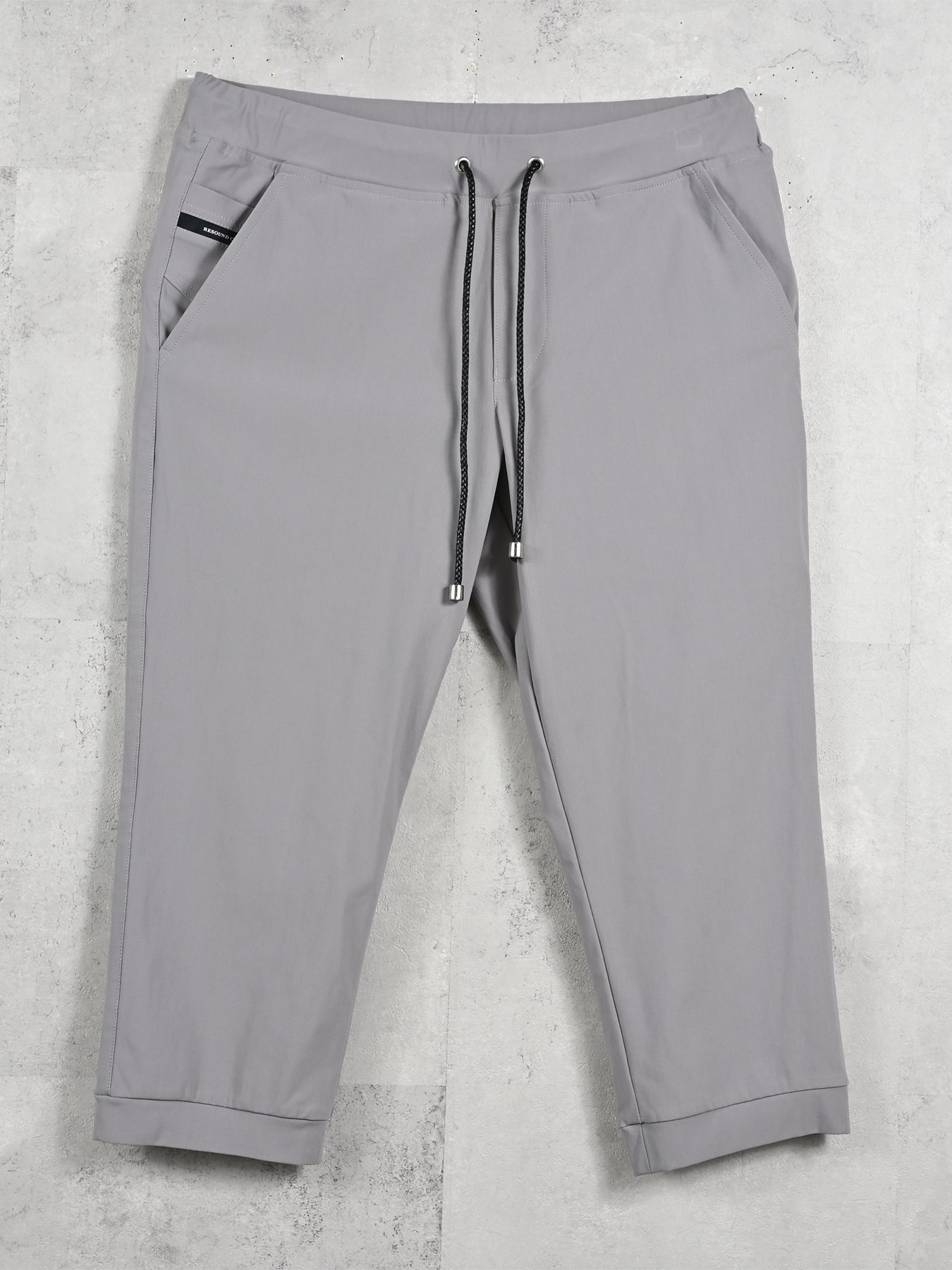 【予約品 11月16日(日) 締切】RE CROPPED PT / ナイロン イージークロップドパンツ / グレー