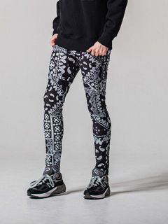 【予約品 11月16日(日) 締切】JOHNSON LINE PANTS / ジョンソンラインパンツ / バンダナブラック