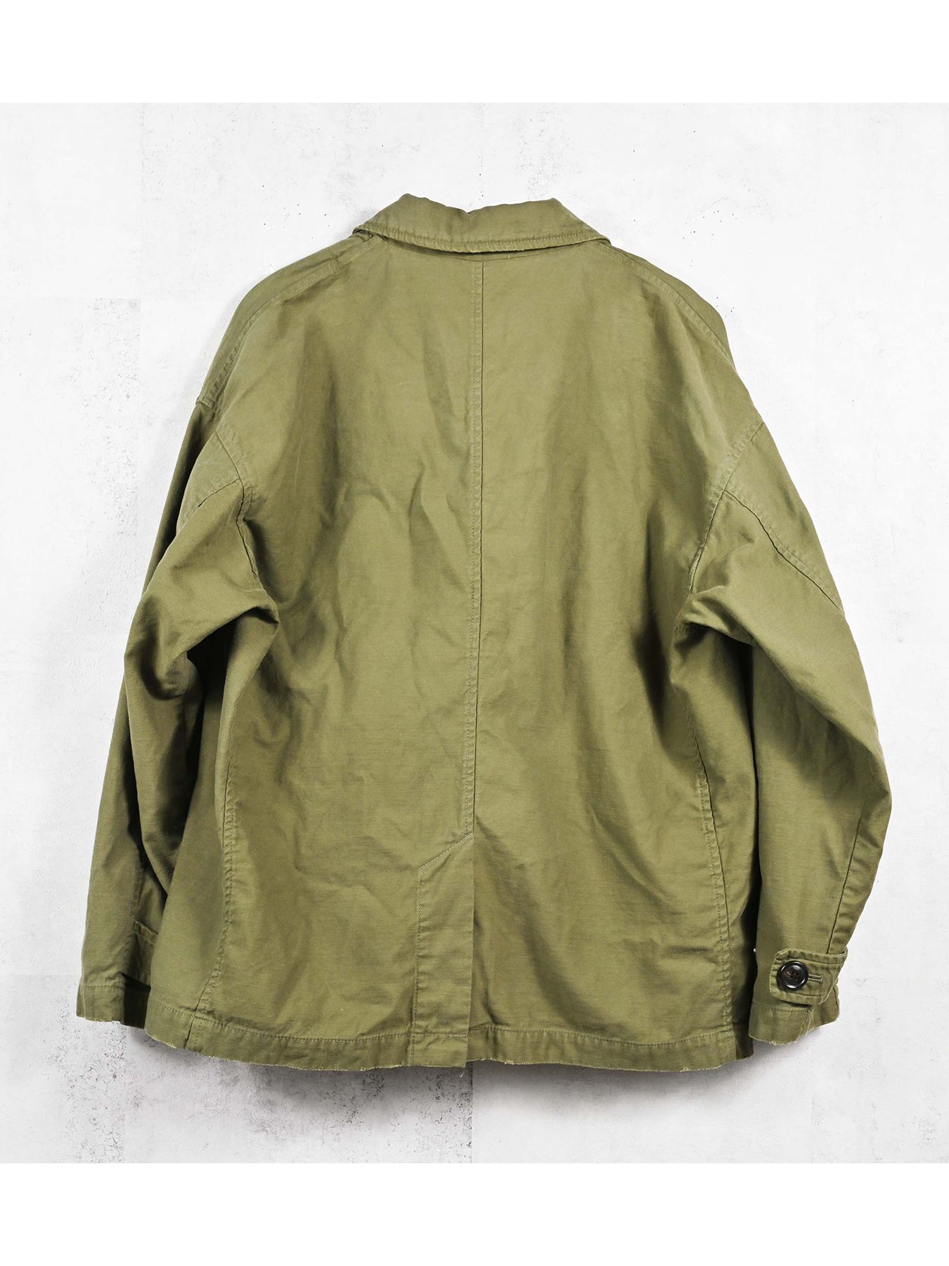 【予約品 11月16日(日) 締切】MV OVER PCOAT / オーバーサイズ ピーコートジャケット / カーキ