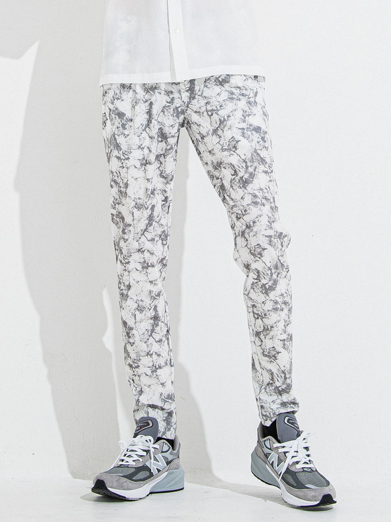 【予約品】CHRIS EASY TUCK PANTS / クリスイージータックパンツ / マーブルグレー