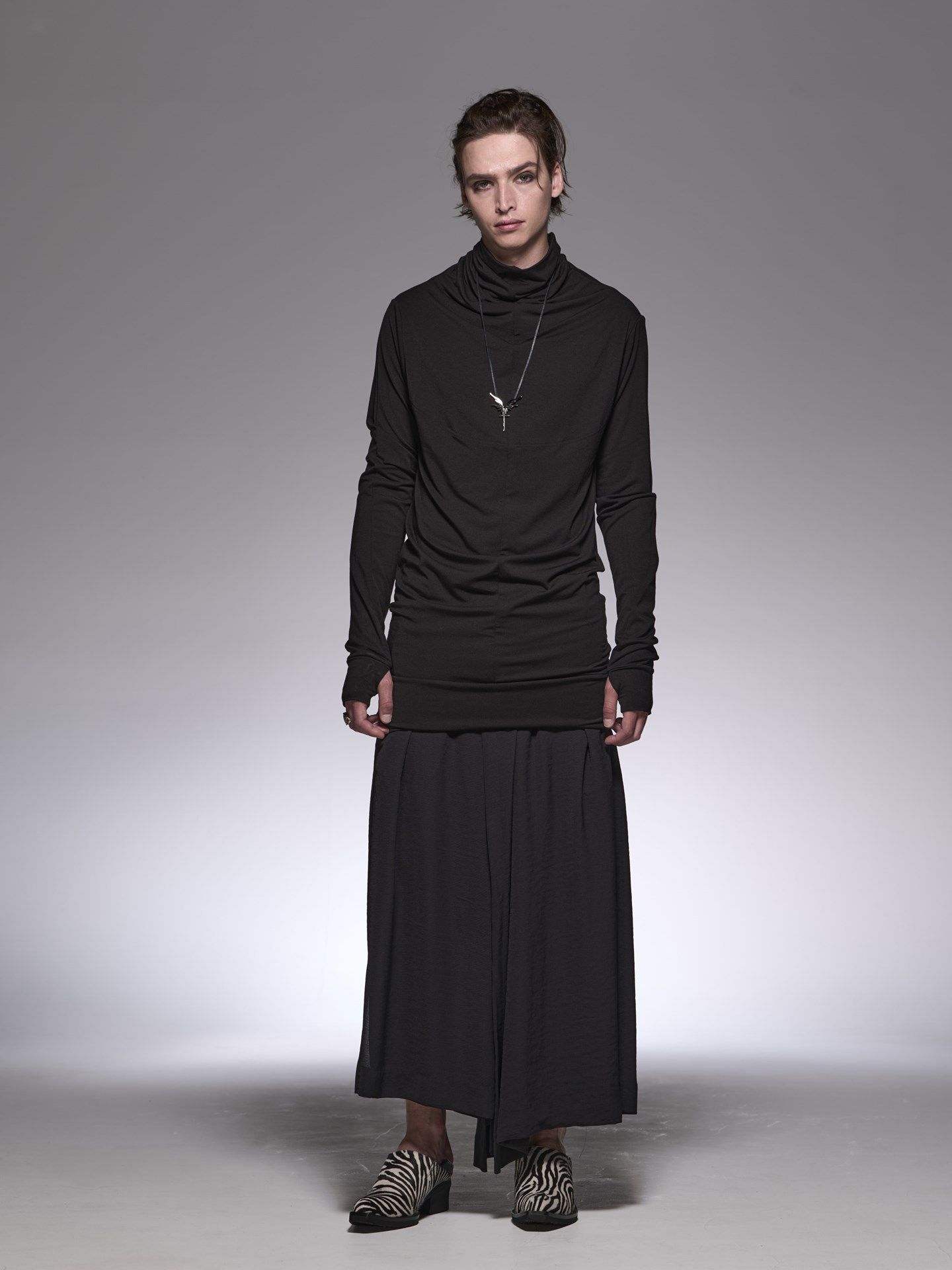 《予約品》 TightHighNeckPullOver /ヒートテック ハイネックプルオーバー / ブラック