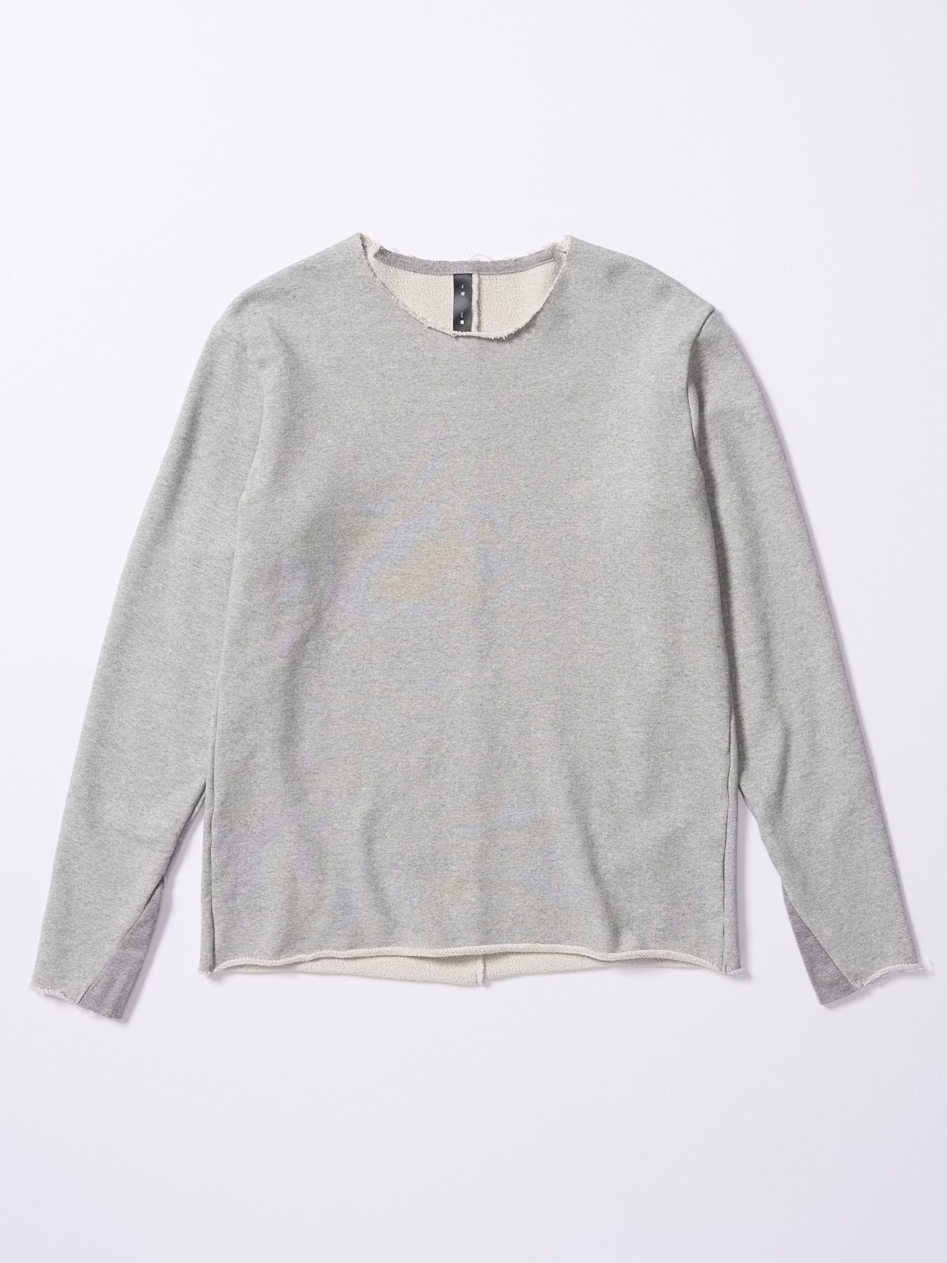 【予約品 4月19日(日) 18時締切】cut-off light sweatshirt / カットオフ ライト スウェットシャツ / トップグレー