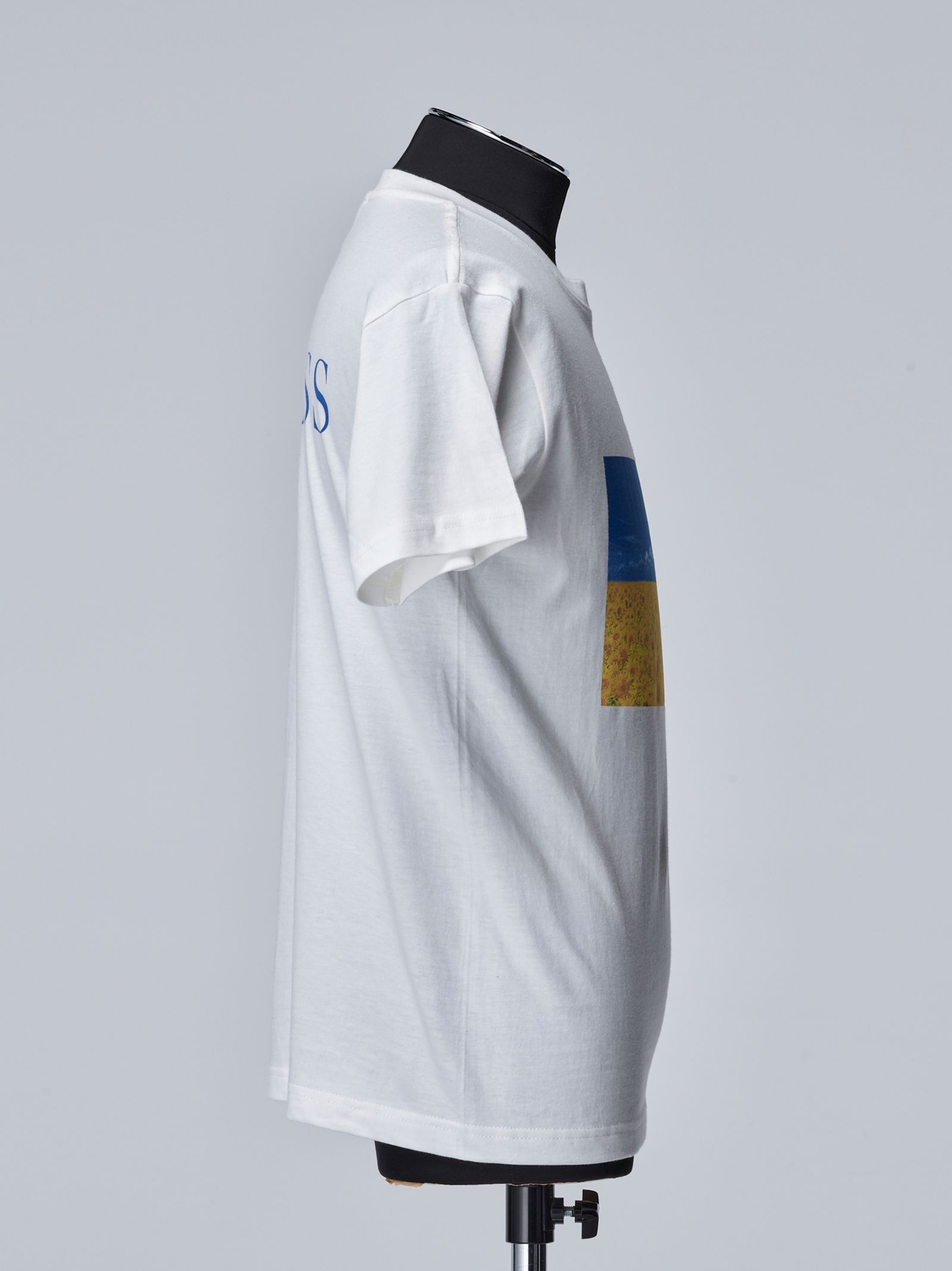 《予約品》 UKRAINE-CharityT-Shirt / Tシャツ  / ホワイト 【THE ONENESS】 4月中入荷予定