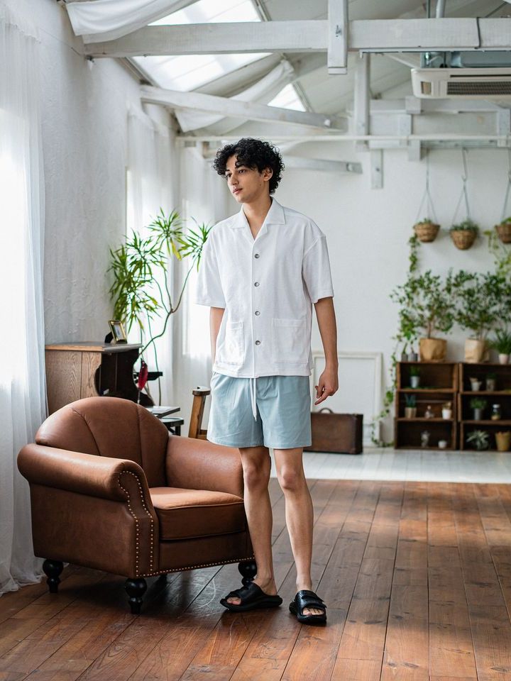 《予約品3月3日18：00締め》 TV NYLON SHORTS / ショーツ / アクア
