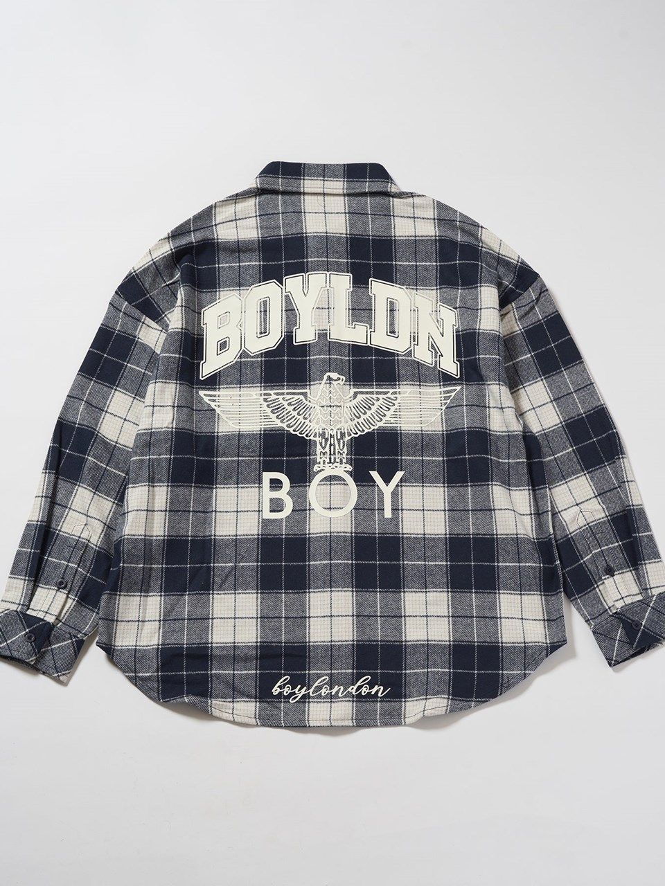 BOYLDN Check Flannel Shirt / シャツ / ブルー
