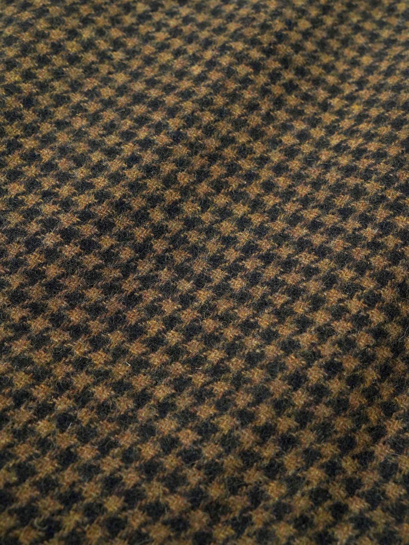 【予約品 】Houndcoach / ウール コーチジャケット / ベージュ×ブラック千鳥