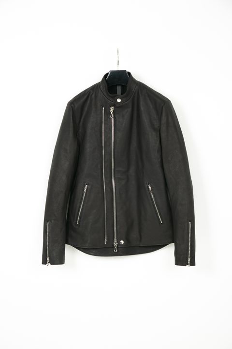 《11/14(日)〆予約品》 JAY ジャパン 地生オイルカーフ セミシングルライダース BLACK 【STRUM】 2月上旬入荷予定