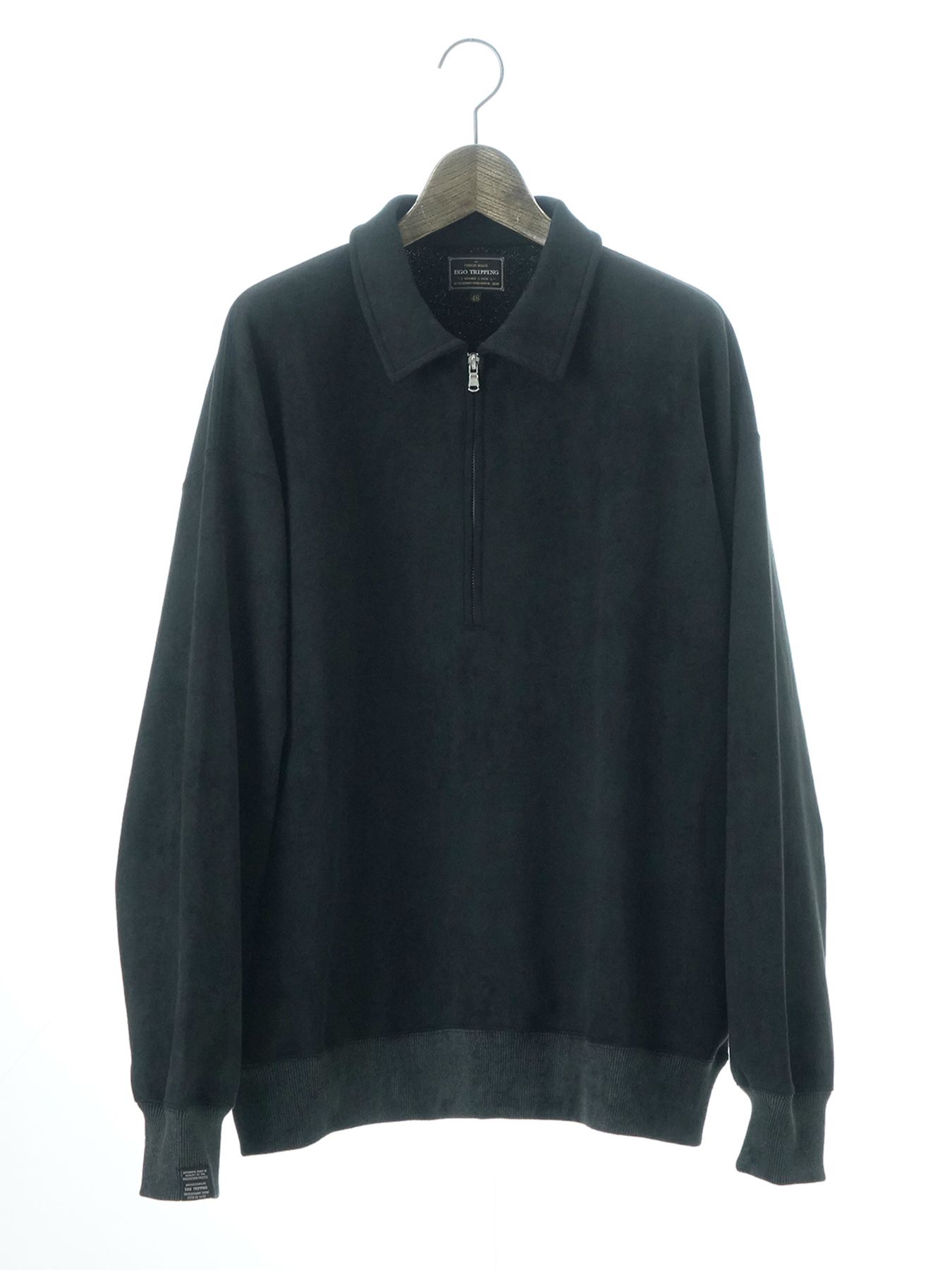 【予約品 11月23日(日) 締切】MINIMALPULLOVER / プルオーバーシャツ / BLACK