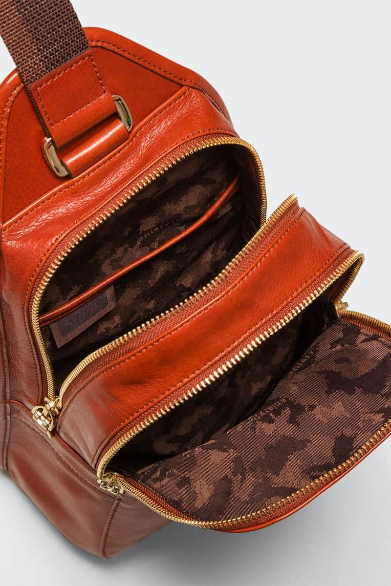 ボディバッグ Antique Leather / Dark Brown 【aniary】