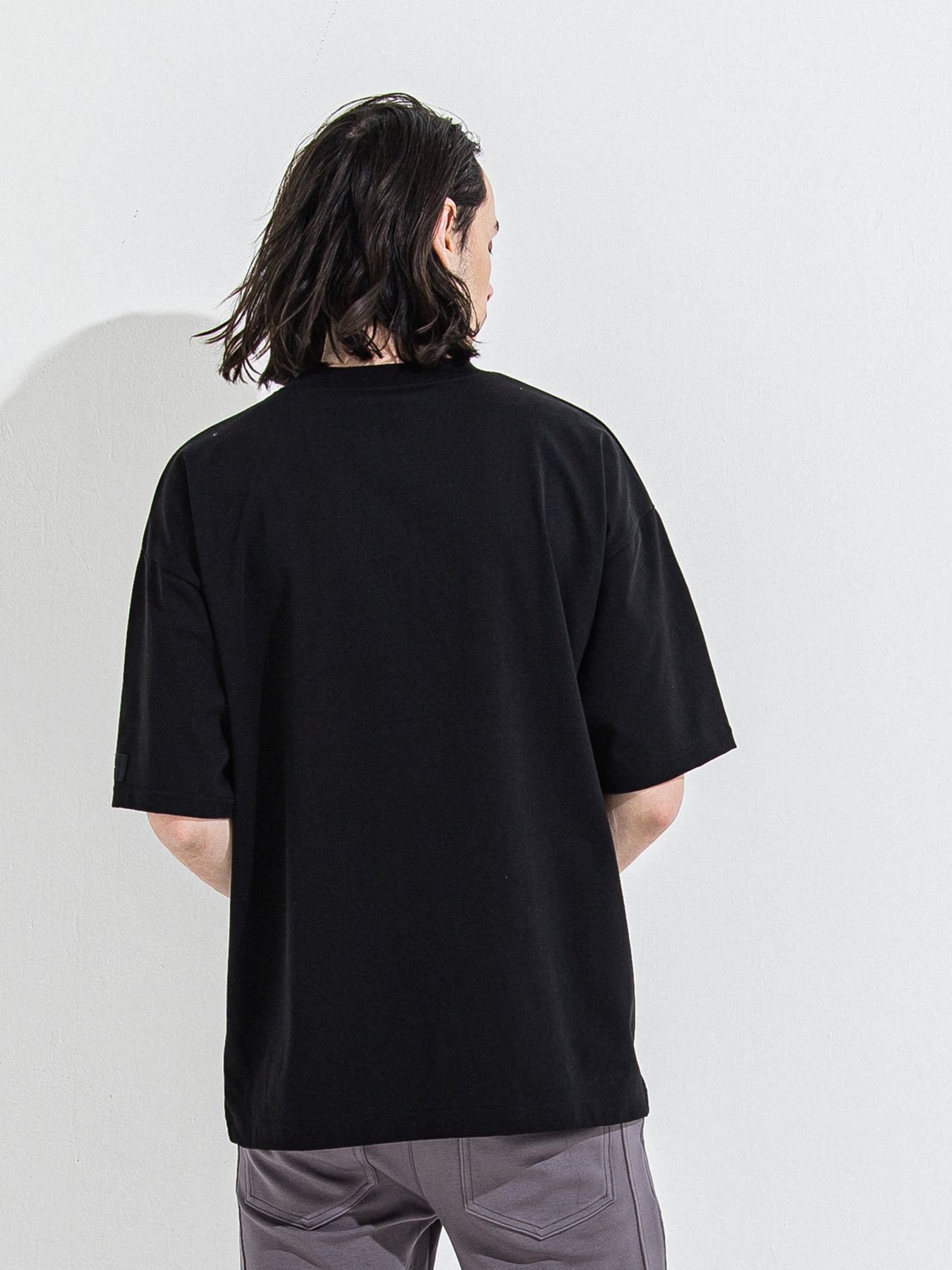 RC OVER TEE /  RCロゴ オーバーサイズTシャツ / ブラック×ブラック