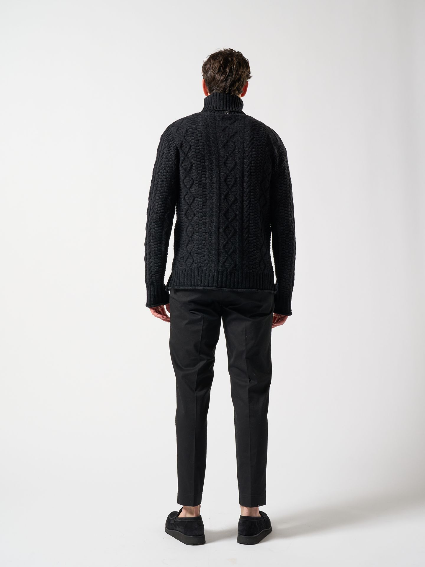 【予約品】 pressed tapered chino / チノパンツ / ブラック