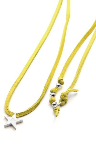 《予約受注品》 SHINING STAR NECKLACE ネックレス / YELLOW 【IVXLCDM】 ご注文から約1ヶ月後に出荷