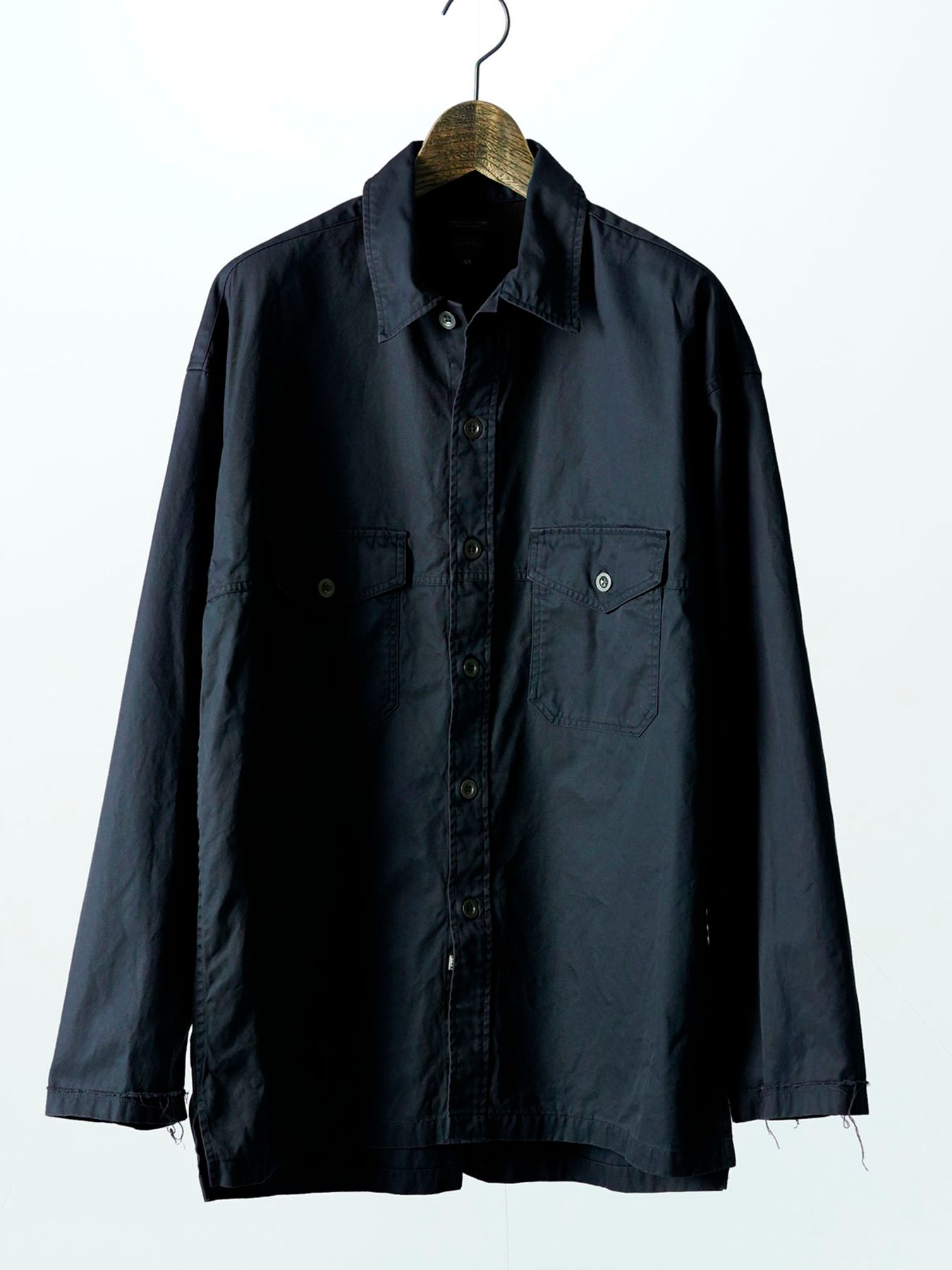 【予約品 11月9日(月) 締切】MILITARYSHIRT Armytwill / アーミーツイルミリタリーシャツ / ネイビー
