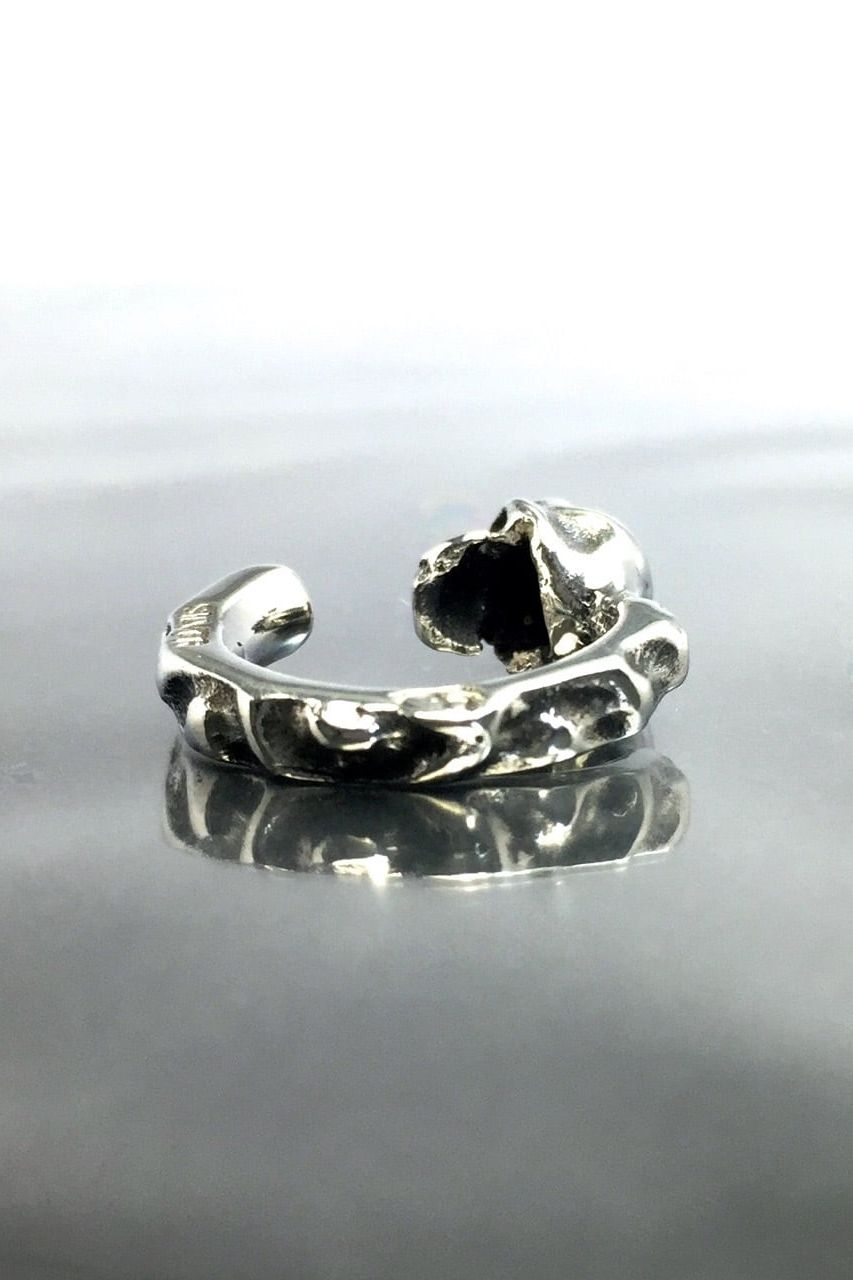 《受注生産》 SKULL HOOP EARRING ピアス 【GOD SIZE】 注文から2～3週間後入荷予定
