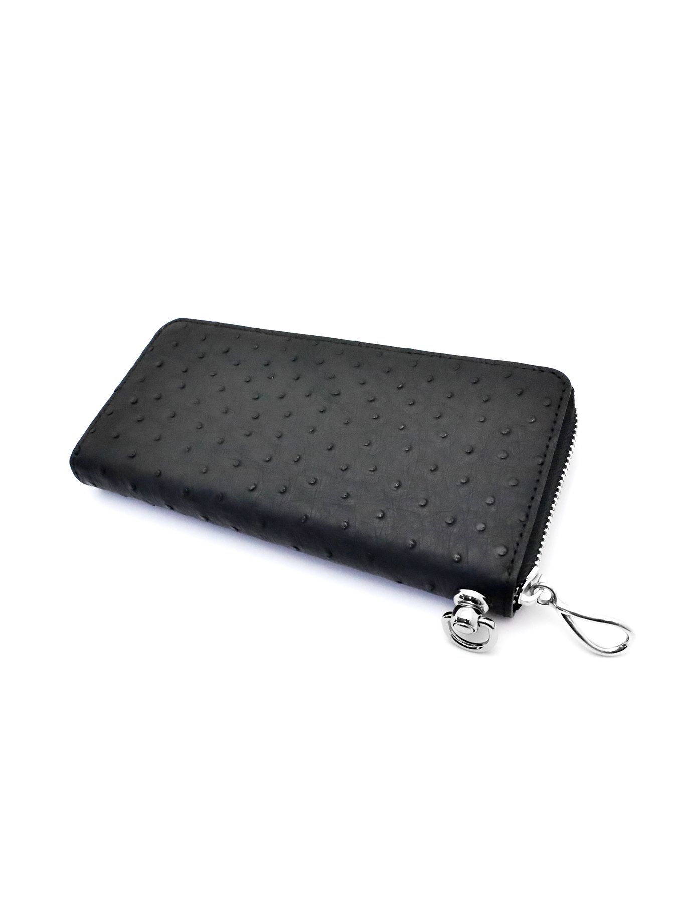 《取り寄せ》GODSIZE OSTRICH LEATHER ROUND ZIP LONG WALLET / ゴッドサイズ オーストリッチレザー ラウンドジップロングウォレット / 先着