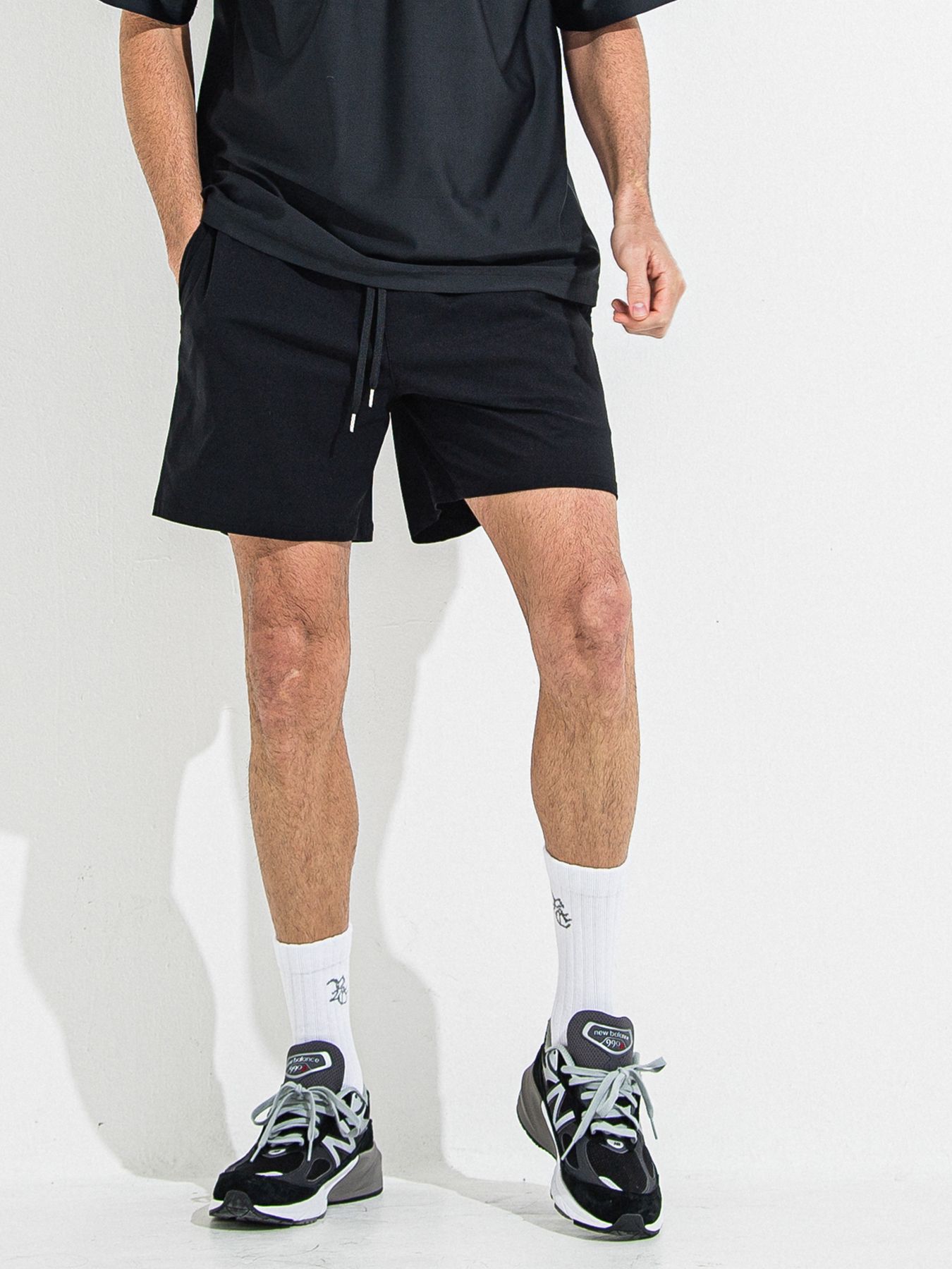 【予約品 】TV NYLON SHORTS / ティーヴィーナイロンショーツ / ブラック