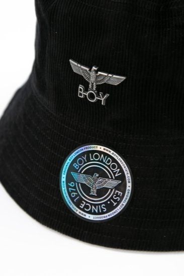 CORDUROY 2WAY BUCKET HAT/ ブラック 【BOY LONDON】