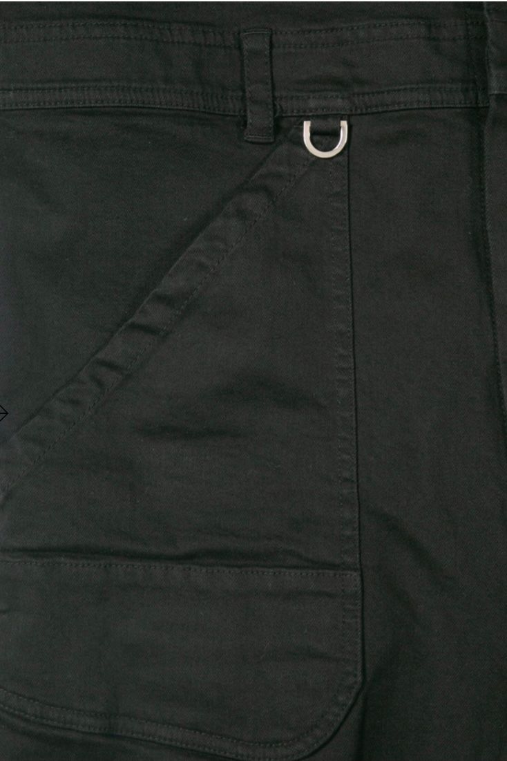Over Drive 10ozオーガニックコットン ストレッチデニム エンジニア カバーオール BLACK 【STRUM】