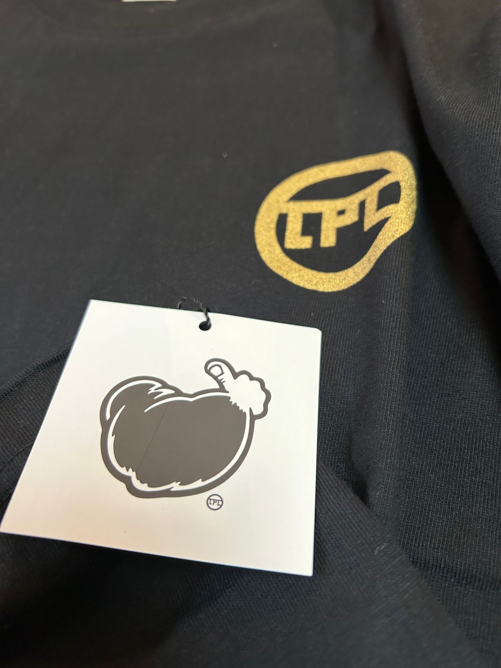 TPC/t-shirts(logo) / ブラック×ゴールド  [TPC］